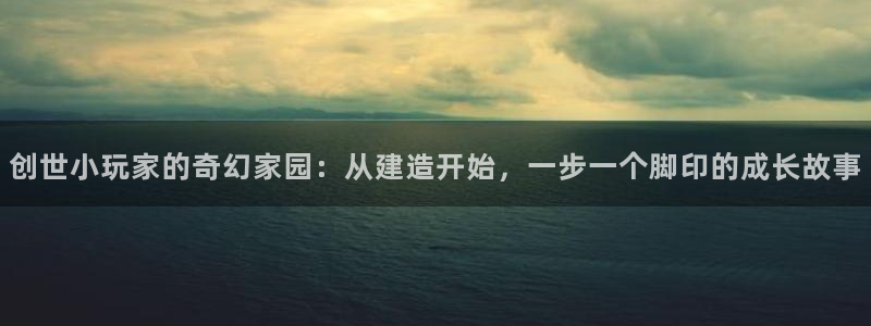 富联娱乐若七九九47：创世小玩家的奇幻家园：从建造开始，一步一个脚印的成长故事