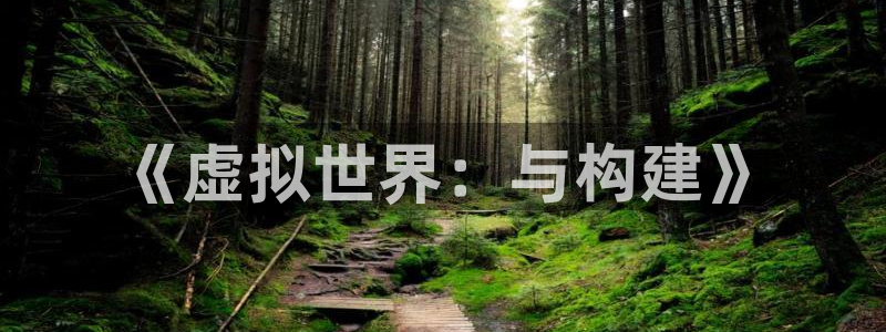 富联娱乐主管在什么职位：《虚拟世界：与构建》