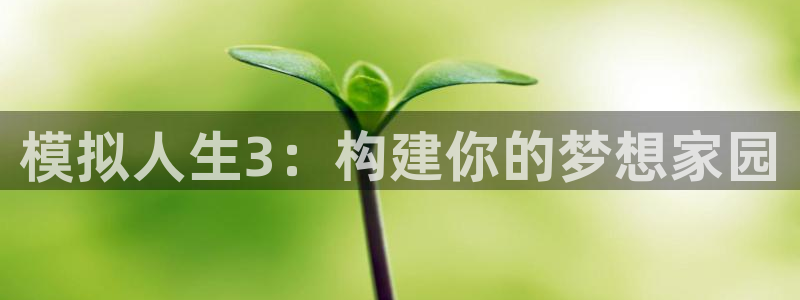 富联娱乐最新版本更新内容：模拟人生3：构建你的梦想家园