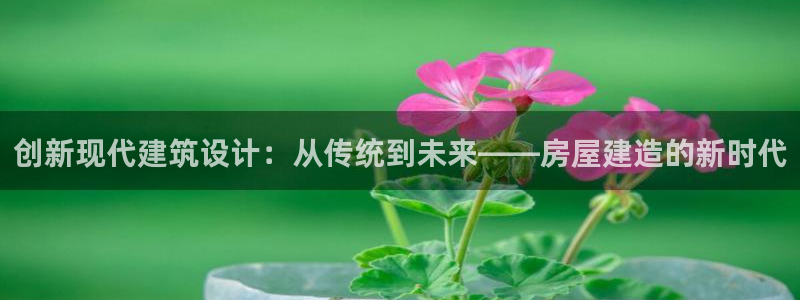 富联娱乐女团排名多少位：创新现代建筑设计：从传统到未来——房屋建造的新时代
